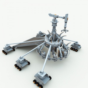 Regolith Mining Robot