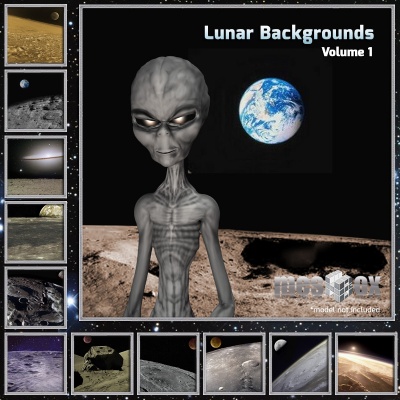 Lunar Backgrounds Volume 1
