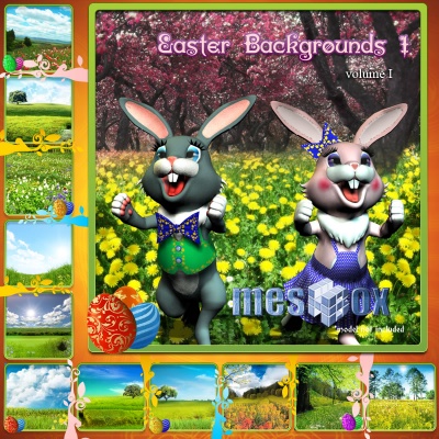Easter Backgrounds Volume 1 