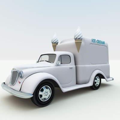 Vintage Ice Cream Truck (1950s)