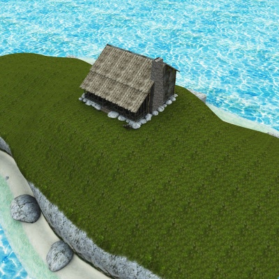 Dead Pirate Cove Ye Pirate Inn and Tavern 3D Model